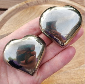 หัวใจพองไพไรต์สีทอง - Product Image 4