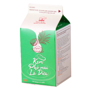 Crema No Láctea para Bebidas, Venta Directa de Fábrica, OEM/ODM, HALAL, Crema de Queso Pandan para Postres, Café y Té con Leche, 500G - Product Image 1