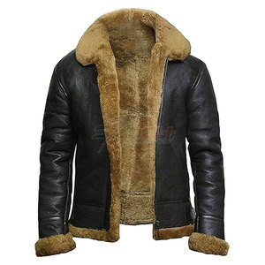 Durable <b>Sheepskin</b> <b>Jacket</b> With Full Coverage And Breathable Warmth <b>Sheepskin</b> <b>Jacket</b> With Luxury Finish - Product Image 1