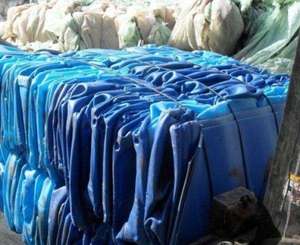 Residuos de Tambor Azul de HDPE Post-Consumo a Granel en Venta - Product Image 4