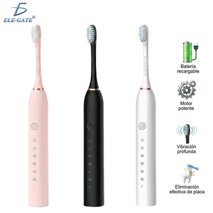 Cepillo de Dientes Eléctrico de Diseño Ergonómico para Adultos y Niños, Resistente al Agua, con Pantalla LED, Interfaz de Carga Tipo C, Recargable por USB - Product Image 3