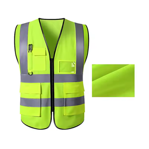 JONQUILLES Haute Qualité Hi Vis Construction Sans Manches Réfléchissant Haute Visibilité Chemise Imperméable Vêtements De Travail Sport Divertissement - Product Image 3