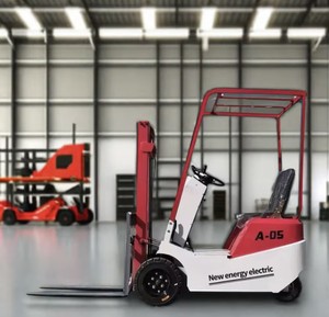 Montacargas eléctrico ligero de 3 ruedas, 3 toneladas, apilador de paletas a batería, batería de plomo-ácido - Product Image 1