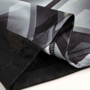 <b>Black</b> Solid Color Sublimation Soccer Uniform Set Good Quality Custom Team Name Soccer Uniform - Product Image 5