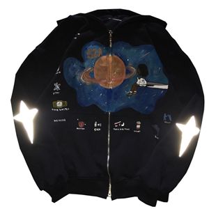 เสื้อมีฮู้ดของผู้ชายผ้าฝ้าย100% กำหนดเองสำหรับฤดูหนาว - Product Image 2