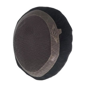 Perruque et patchs de cheveux 100% humains Remy indiens, prothèse, ondulation naturelle, ondulation profonde, cheveux Taz Bangladesh, bonnet U-Part, écologique - Product Image 2