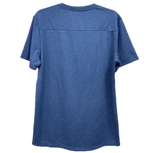 Camiseta de poliéster ligera que absorbe la humedad Camiseta de entrenamiento transpirable para hombres - Product Image 2