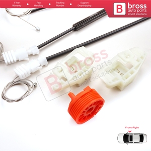 Kit de réparation de lève-vitre avant droit BWR5003 pour Xsara N2 N0 1997-2010 Estate SW Coupé 9222H1 - Product Image 6