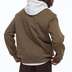 Best Quality Men's <b>White</b> Hoodie 100% Cotton Double Layer Winter <b>Top</b> Product Basics Cotton Blend at a Reasonable Price - Product Image 3