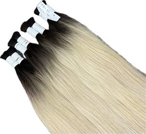 ผมต่อแบบมีลูกไม้ขนาดใหญ่แบบ HD ไล่เฉดสีผมตรงธรรมชาติ - Product Image 4