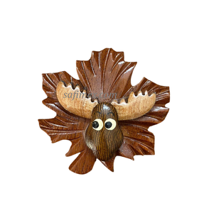 Llavero artesanal de madera, llavero de madera para regalo de Navidad de fábrica vietnamita, llavero de madera con intarsia, servicio OEM. - Product Image 2