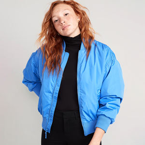 Chaqueta Bomber de Invierno para Mujer 2026, Calidad Premium, Forro de Nailon Transpirable, Relleno de Algodón, Acabado Personalizable - Product Image 2