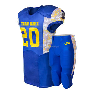 Su propio uniforme de fútbol americano Nuevo diseño Uniforme de fútbol americano Servicio OEM Uniforme de fútbol americano para hombres - Product Image 6