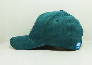 Gorra de béisbol con logotipo bordado en 3D personalizado al por mayor, sombreros informales cortados con láser de 5 paneles, gorra de pana de perfil medio, fábrica OEM de Vietnam - Product Image 3