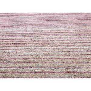 Alfombra de Lana y Viscosa Tejida a Mano con Diseño de Rayas Contorneadas en Rojo y Naranja - para Decoración del Hogar Modelo HWV-51076 - Product Image 3