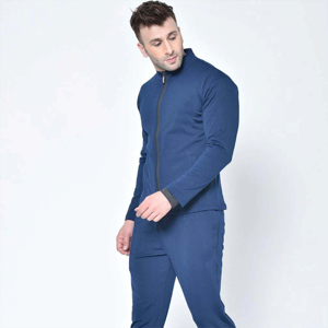Survêtement zippé pour homme de haute qualité - Doux et durable - Parfait pour la course à pied, la salle de sport et les sorties décontractées Survêtements pour hommes OEM - Product Image 3