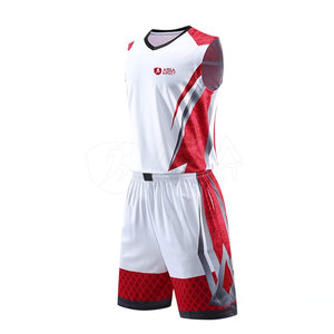 Tenues de basketball sur mesure de qualité professionnelle, maillots de basketball 100 % polyester sans manches, ensemble de maillots de basketball. - Product Image 1