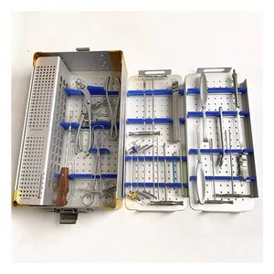 Juego de Instrumentos Quirúrgicos de Acero Inoxidable Reutilizables para Bloqueo de Fragmentos Pequeños y Sin Bloqueo, Set Completo para Trauma Ortopédico - Product Image 5