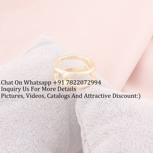 Joyería de moda para mujer, anillo de dedo de aleación de moda chapado en oro, anillo de banda clásico, joyas ZevA, anillo unisex, joyería de precio razonable - Product Image 5