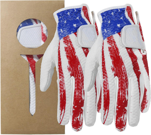 Guantes de Golf de una sola mano para hombre, transpirables, de piel de cordero, de cuero PU, antideslizantes, resistentes al desgaste, transfronterizos, nuevo diseño, mano izquierda - Product Image 1