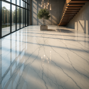 Ibaric thiết kế hiện đại calacatta Elite cut-to-size 20mm/30mm bền tường đá không thấm nước và bề mặt sàn Vanity - Product Image 3