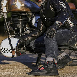 Nuevo Estilo de Calzado Deportivo de Motociclismo para Clientes, de Cuero, Resistente al Viento, con Características Transpirables e Impermeables, Tallas Grandes - Product Image 2