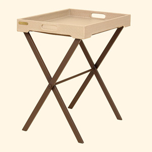 Artisanat Vintage haut de gamme petit Design classique carré écologique en cuir véritable plateaux décoratifs Logo pour thé café servant - Product Image 5