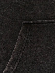 Customizable Vintage <b>Hoodie</b> <b>Men</b> 100% Cotton Regular Fit High Quality <b>Fleece</b> Breathable Rhinestone Design Winter Customized - Product Image 3