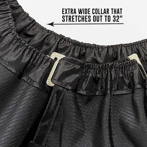 ผ้าคลุมตัดผมและย้อมผมทำจากโพลีเอสเตอร์สีดำ - Product Image 6