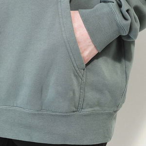 Alta calidad personalizada Chimera Split-Dye algodón pulóver Color contraste Sudadera con capucha cosida peso pesado gota hombro sudaderas con capucha - Product Image 4