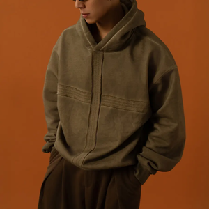 Sweat à capuche unisexe camouflage vierge en polaire de chasse en coton à sublimation en polyester personnalisé pour hommes Sweat à capuche camouflage lourd et surdimensionné pour hommes - Product Image 1