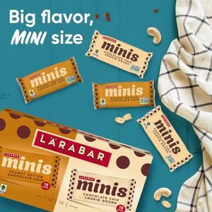 Larabar <b>Minis</b> <b>Chocolate</b> Chip Variety Pack, Gluten Free Vegan Fruit and Nut Bars, 23.4 oz, 30 Ct - Product Image 3