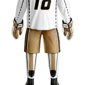 Diseño diferente de alta calidad nuevo estilo personalizado bordado uniforme de hockey sobre hielo/fabricantes profesionales uniforme de hockey sobre hielo - Product Image 5