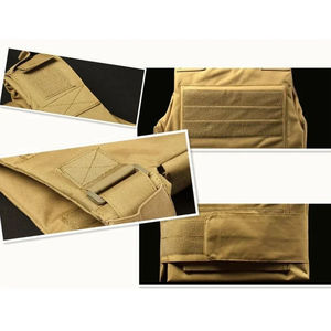 Gilet tactique personnalisé en gros, porte-plaque réglable, multifonctionnel, gilet tactique de sécurité - Product Image 3