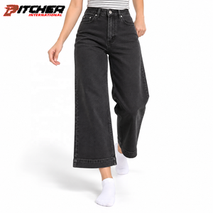 Wholesale <b>Baggy</b> <b>Womens</b> Denim <b>Jeans</b> Vintage Denim <b>for</b> Streetwear Retailers Custom Logo Private Label Supply - Product Image 1