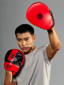 Almohadillas de Entrenamiento de Cuero PU para Boxeo, Kickboxing y Muay Thai, Suministro de Fábrica - Product Image 3