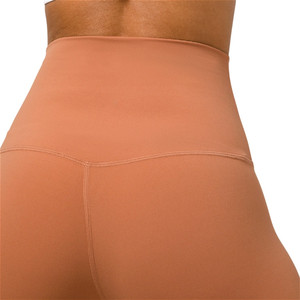 Orange Polyester Spandex Super High Waist Yoga Pants Custom logo Sport <b>Women's</b> Workout Fitness <b>Leggings</b> - Product Image 3