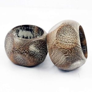 Servilleteros de madera de lavado blanco de alta calidad, decoración de mesa impresionante, agregue un toque romántico, cenas, fiestas, bodas, ocasiones especiales - Product Image 4