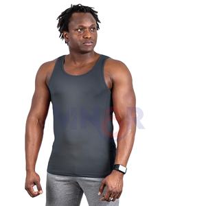 Wholesale Custom Logo <b>Men</b> Workout <b>Vest</b> Quick Dry <b>Sports</b> Running <b>Men's</b> Tank Top Clothes Breathable Sleeveless Gym Fitness Wear - Product Image 1
