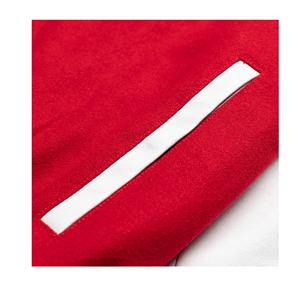 Venta al por mayor de lana Varsity chaqueta de cuero de talla grande de manga Chenille bordado transpirable béisbol Varsity chaqueta para los hombres - Product Image 5