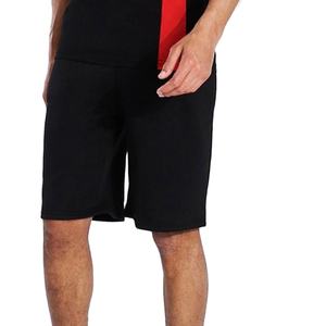 Ensemble t-shirt et short décontractés pour homme, vêtements de sport en coton, tenue de sport deux pièces, tenue de course légère - Product Image 5