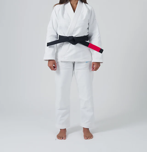 Kimono de judo personnalisé pour hommes adultes, 100 % coton, tissu 460 g, imprimé par transfert thermique, coupe classique, séchage rapide, logo positionné sur le devant - Product Image 2