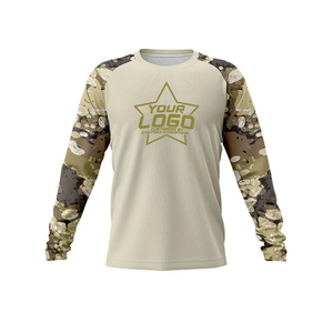 Gran oferta Logo sublimación impresión hombres sol UPF 50 rendimiento secado rápido protección UV y capucha manga larga Sudadera con capucha camisas de pesca - Product Image 5