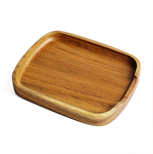 DEPP GROOVE Large Acacia Wood Eco-Friendly Spoon Rest Holder for Kitchen <b>Utensils</b> Customizable Size & Color - Product Image 5