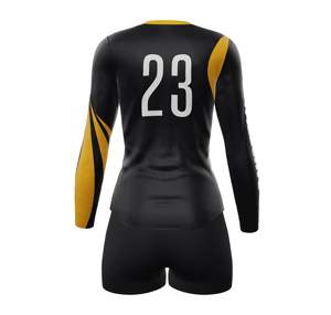 Maillots et shorts de volley-ball OEM ODM, logo personnalisé, vêtements d'équipe pour jeunes adultes, ensemble d'uniformes de compétition sportive - Product Image 3