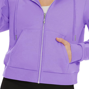 เสื้อฮู้ดสำหรับผู้หญิงดีไซน์ตามสั่งโลโก้ออกแบบได้ตามต้องการ - Product Image 2