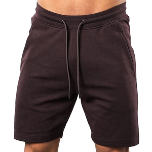 Shorts en molleton 100% coton pour homme, de haute qualité, en tissu éponge français, pour l'entraînement, la course à pied, décontractés, avec logo personnalisé - Product Image 1