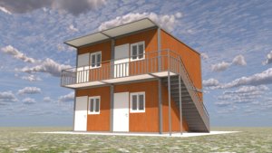 Maisons modulaires préfabriquées à deux étages, neuves, détachables, en kit, à vendre, bureaux, écoles, maisons temporaires préfabriquées - Product Image 5
