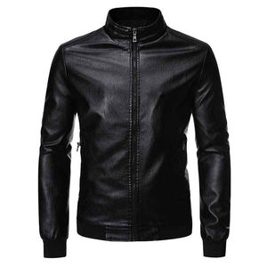Chaqueta de Cuero para Hombre de Alta Calidad, Diseño Personalizado, Moda Urbana de Invierno, Impermeable, Transpirable, Tela de Lona, Nueva Llegada - Product Image 5