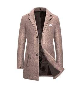 OEM Custom Embroidery Logo Men's High Quality Winter <b>Coat</b> Sherpa Fleece Jacket Zip Thick Loose Berber Fleece Winter Outerwear - Product Image 2